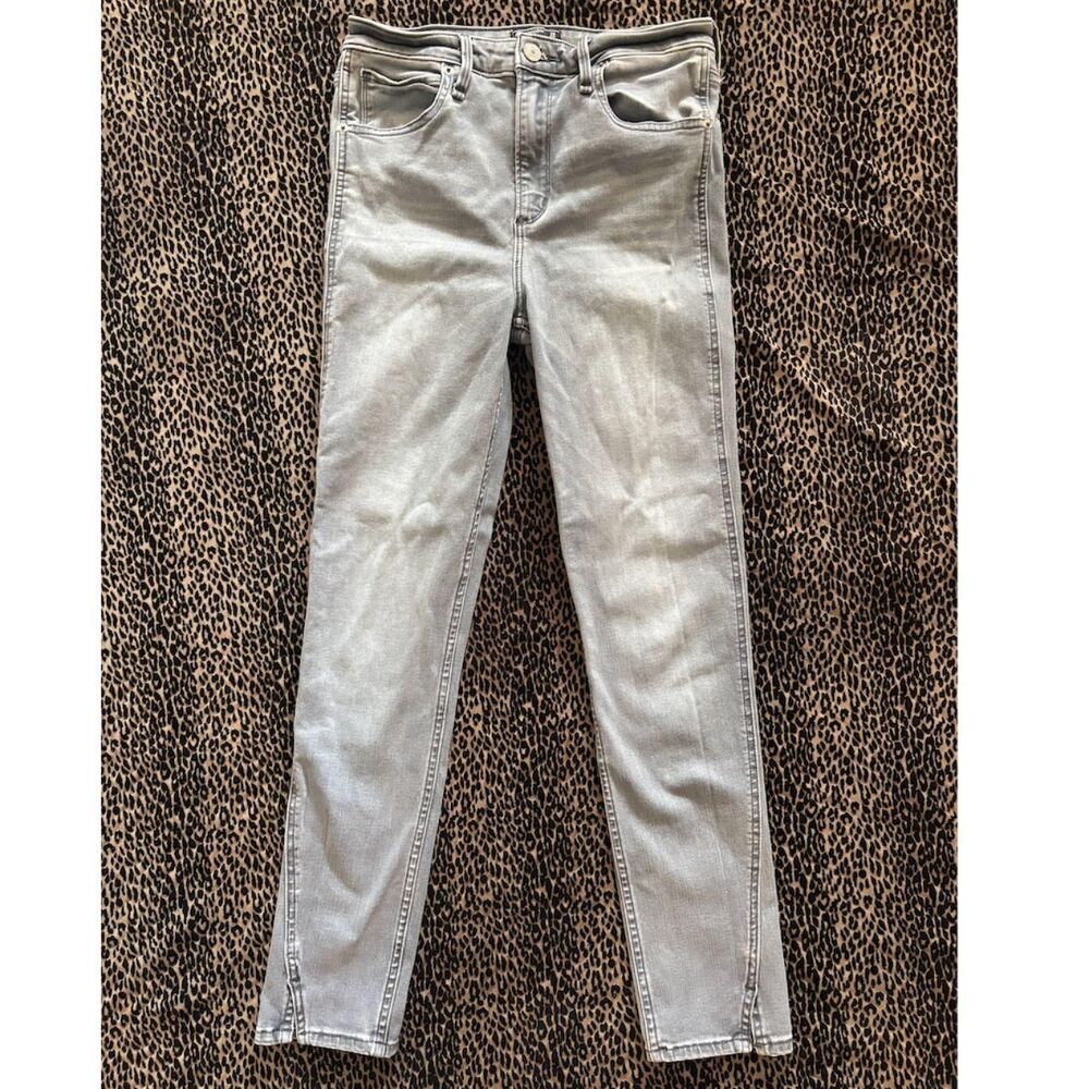 Abercrombie & Fitch Women's Grey Jeans